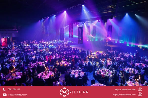 Các khu vực tổ chức Gala Dinner sang trọng