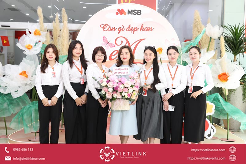 Lễ kỷ niệm ngày phụ nữ Việt Nam 20/10 tại MSB Hà Nội