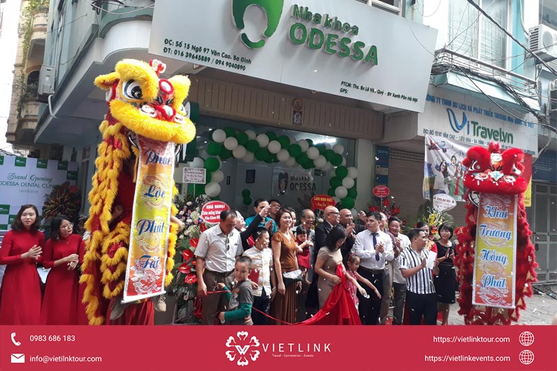 Tổ Chức Sự Kiện Khai Trương Nha Khoa Thẩm Mỹ Odessa