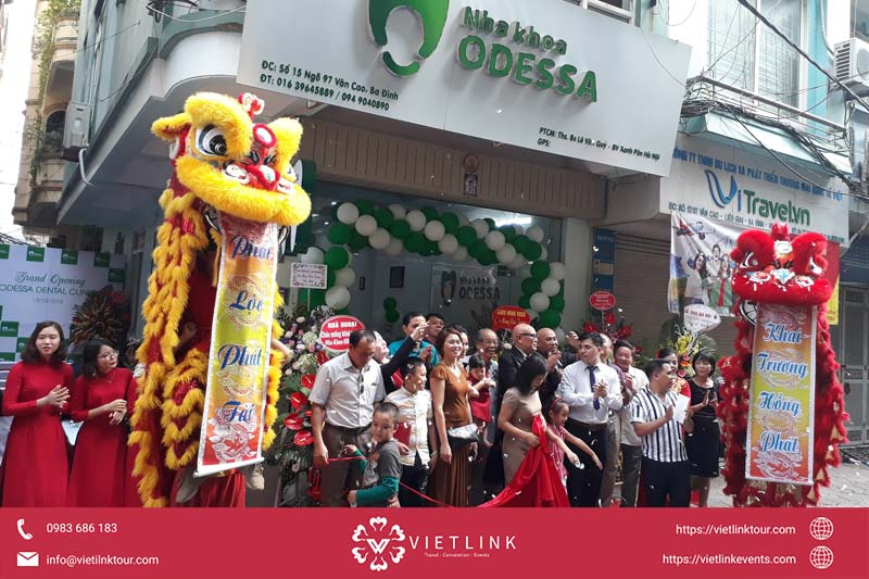 Tổ Chức Sự Kiện Khai Trương Nha Khoa Thẩm Mỹ Odessa