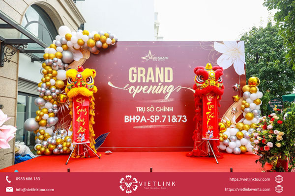 Dịch vụ tổ chức khai trương trọn gói, uy tín Vietlink Events