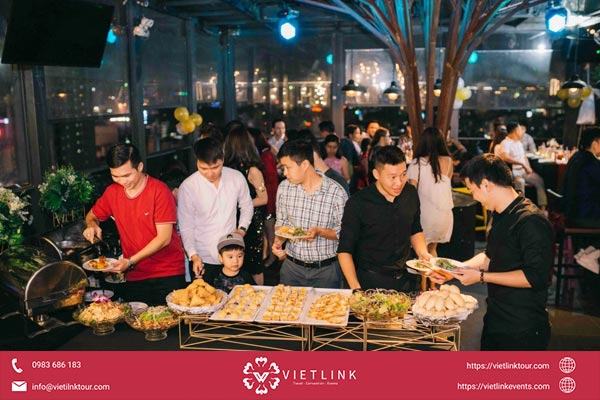 Tổ chức hội nghị kết hợp tiệc buffet – Sự lựa chọn tinh tế