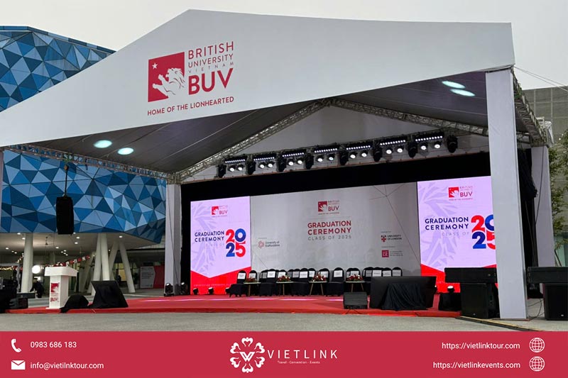 Tổ chức sự kiện BUV Graduation Day 2025 – VietLink Events