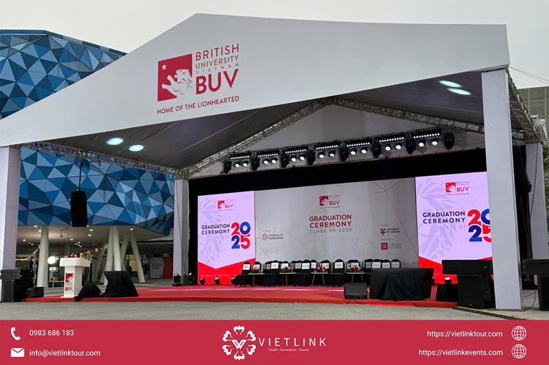Tổ chức sự kiện BUV Graduation Day 2025 – VietLink Events